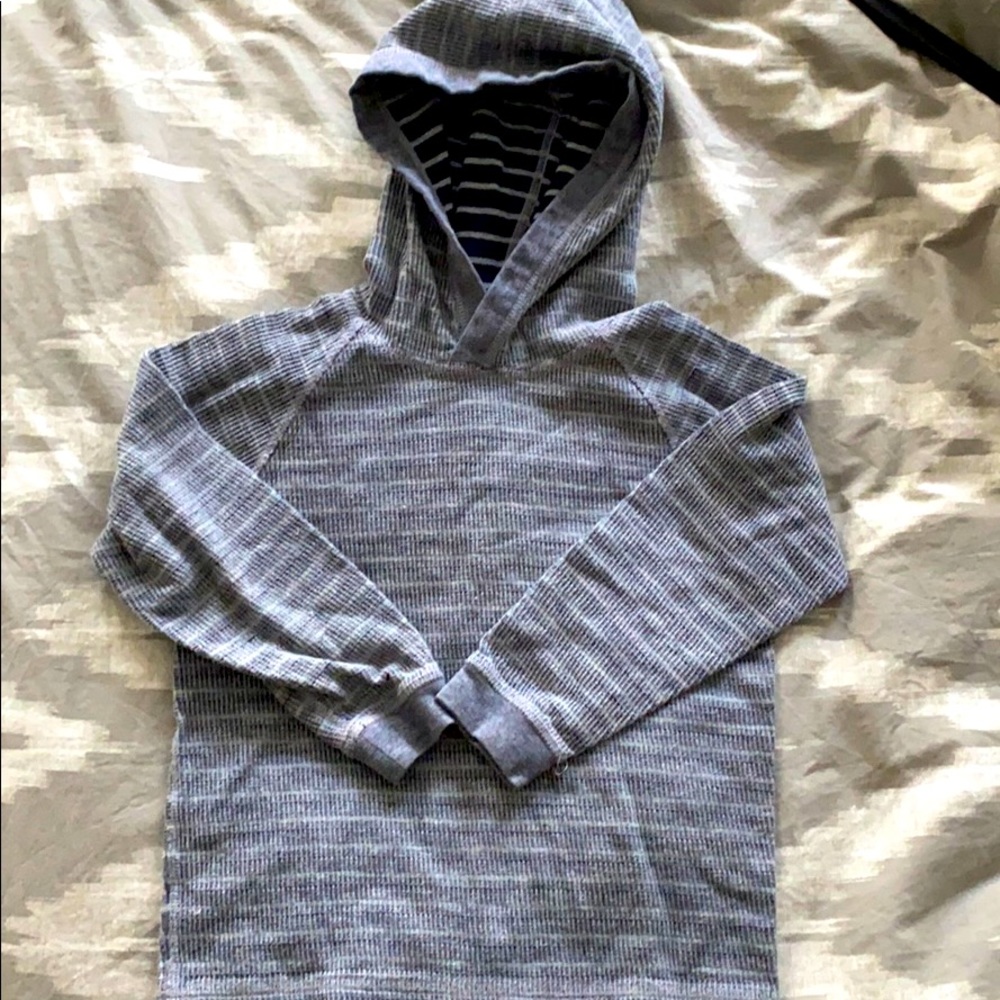 Hanna Andersson reversible hooded sweatshirt